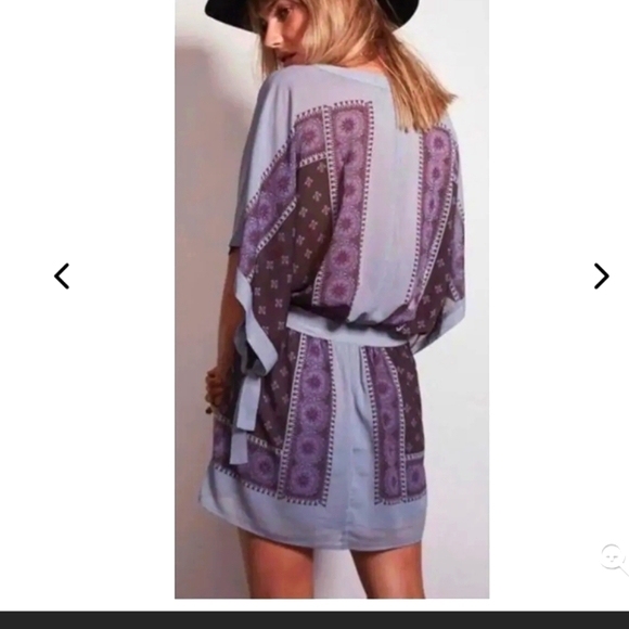 NWOT M SOLD OUT FREE PEOPLE Bhemian Floral Dress - Picture 3 of 4